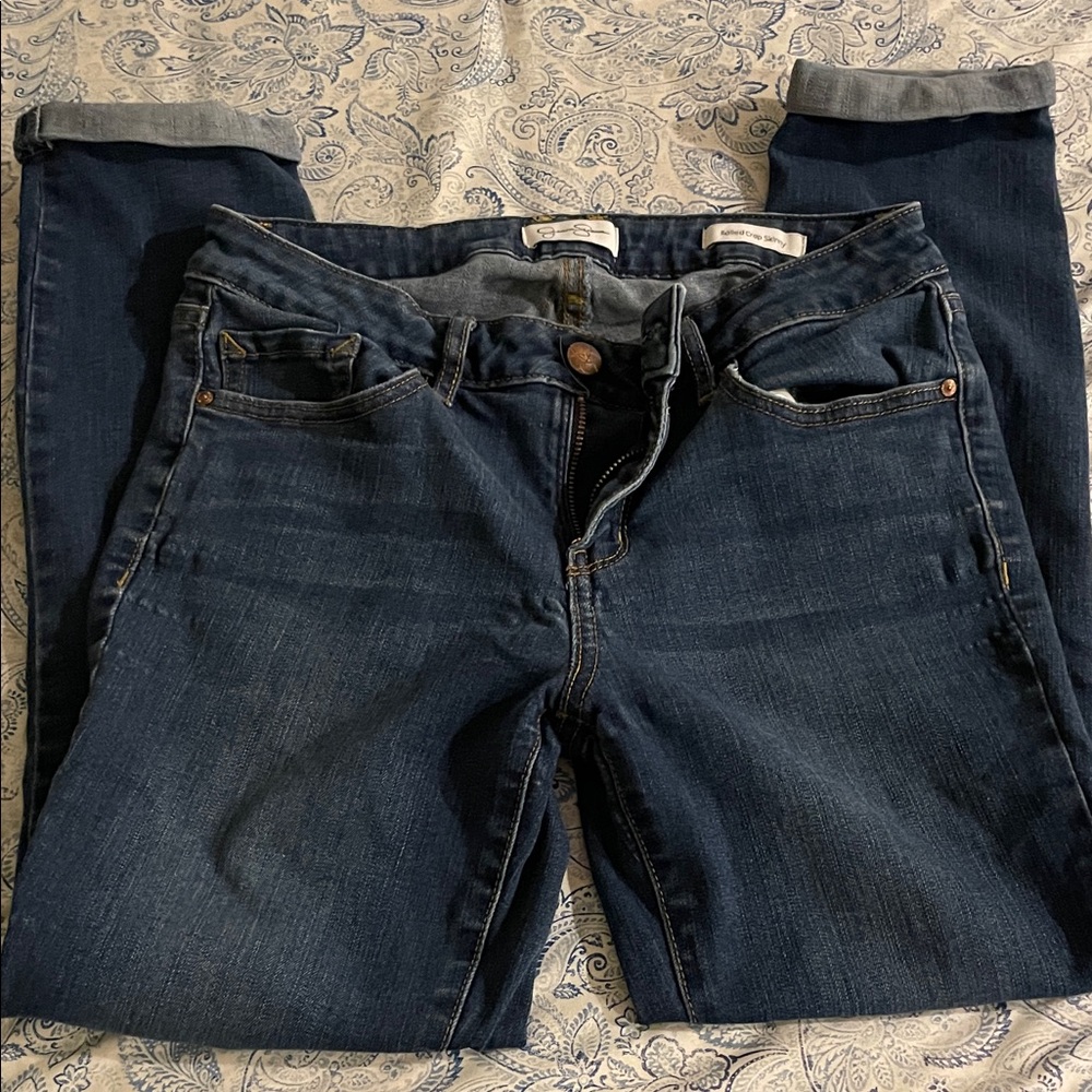 Jessica Simpson Indigo Cropped Jeans